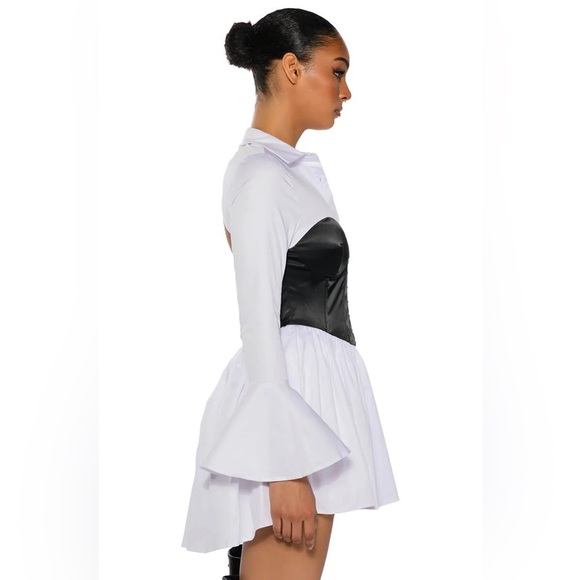 Back to Business Corset Mini Dress by Akira - Picture 2 of 5